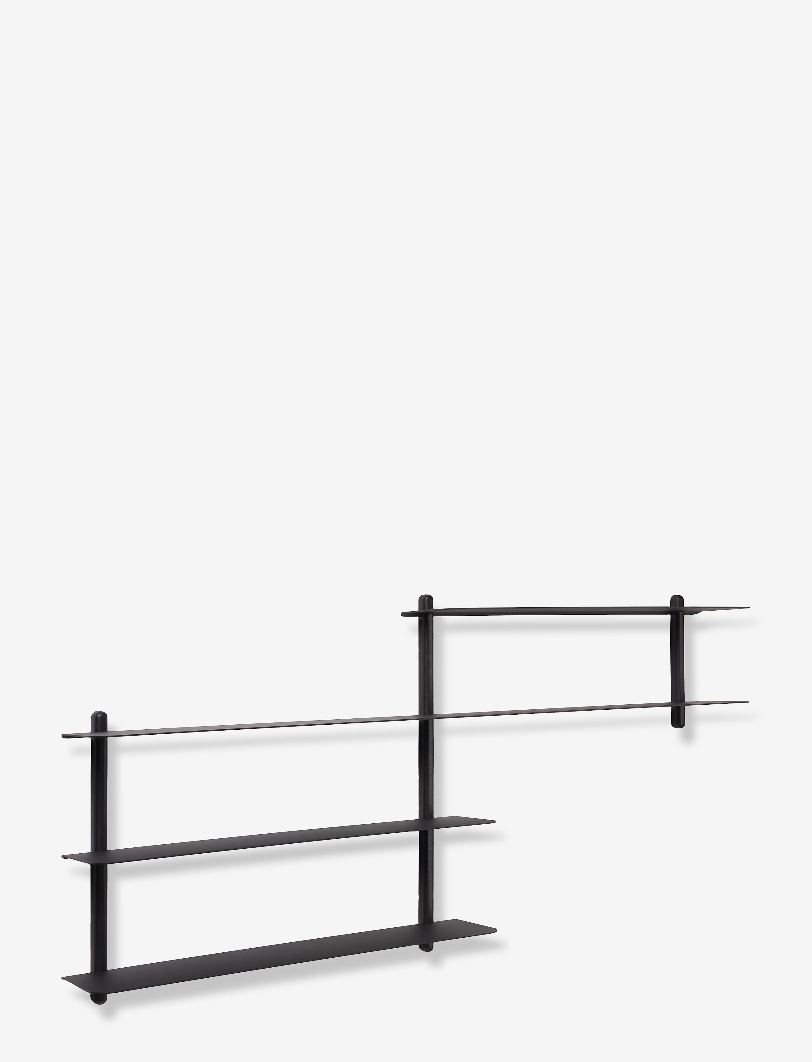 Gejst Nivo Shelf B Black Ash/ Black, Hylde, Sort, Str: ONE SIZE