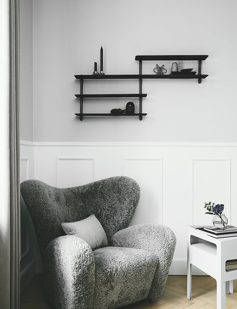 Gejst - Nivo shelf B black ash/ black - regale und verwahrung - black/ash/black - 0