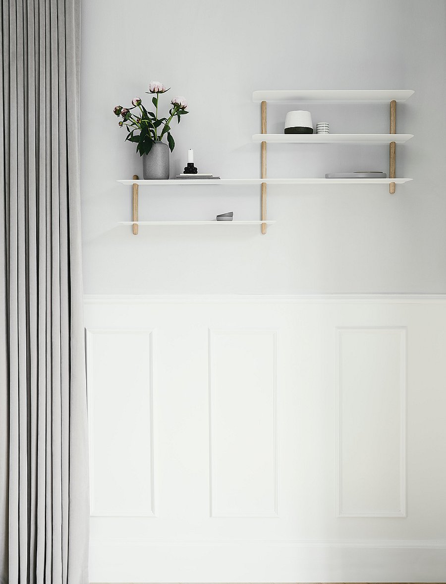 Gejst - Nivo shelf B - regale und verwahrung - bright oak light - 3