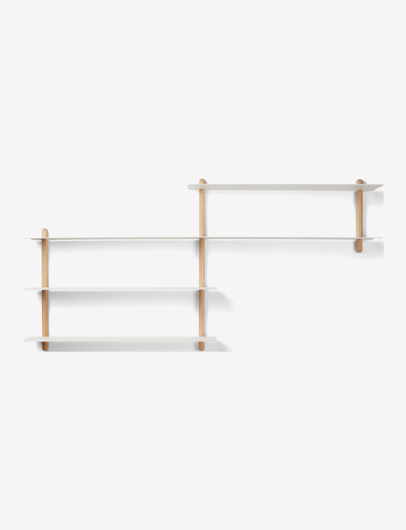 Gejst - Nivo shelf B - hyllor - bright oak light - 2