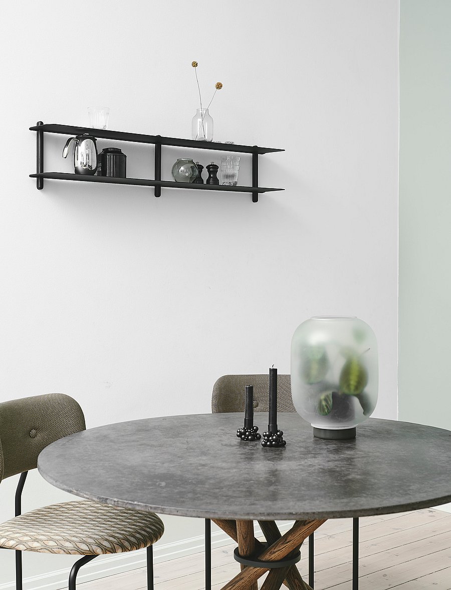 Gejst - Nivo shelf C - regale und verwahrung - black/ash/black - 4