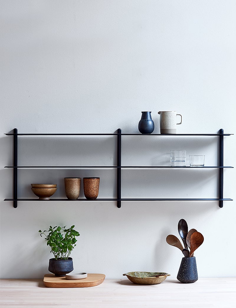 Gejst - Nivo shelf D - regale und verwahrung - black/ash/black - 4