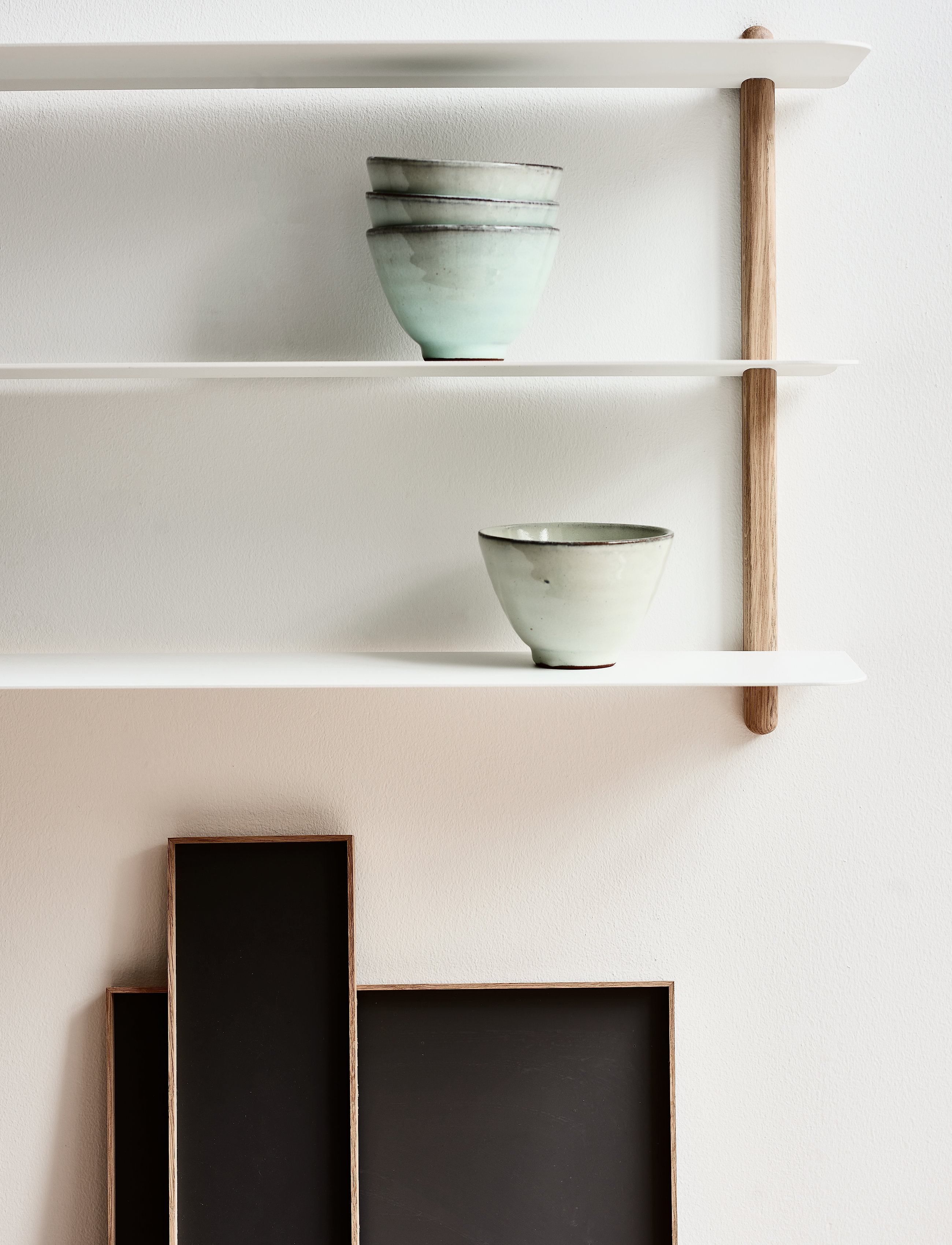 Gejst - Nivo shelf D - hyllor - light oak white - 4