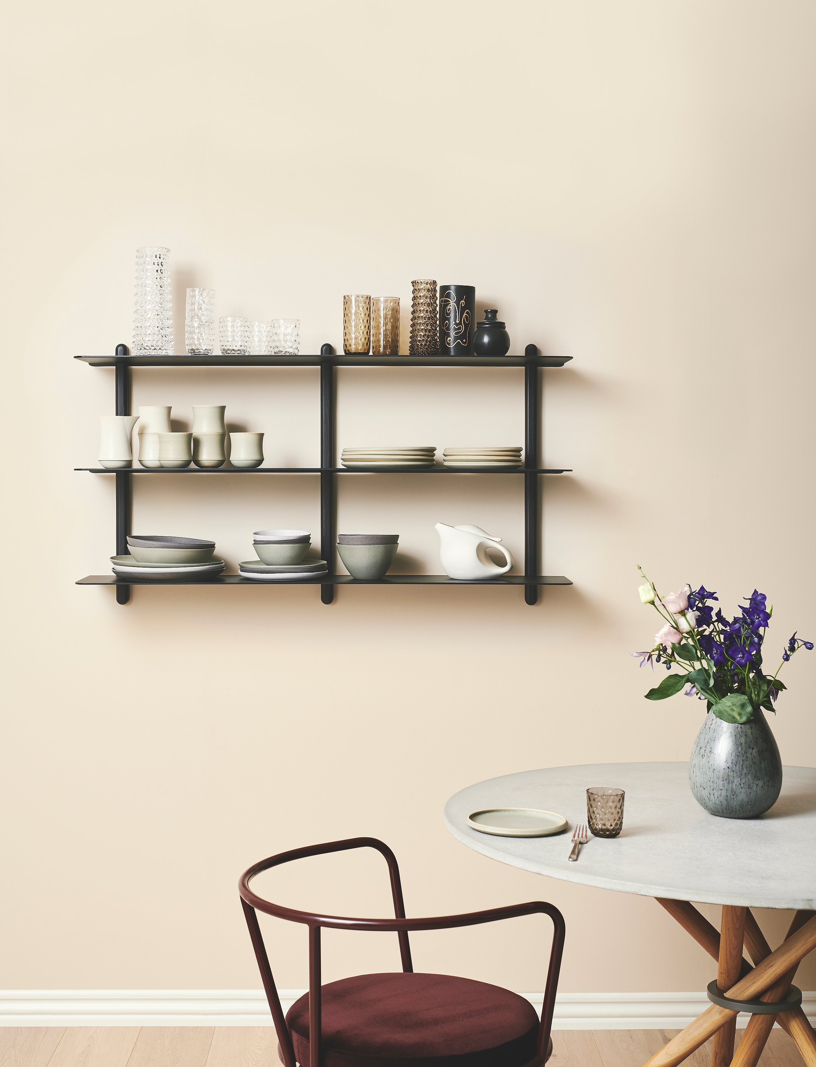 Gejst - Nivo shelf  D LARGE - hylder - black/ash/black - 3