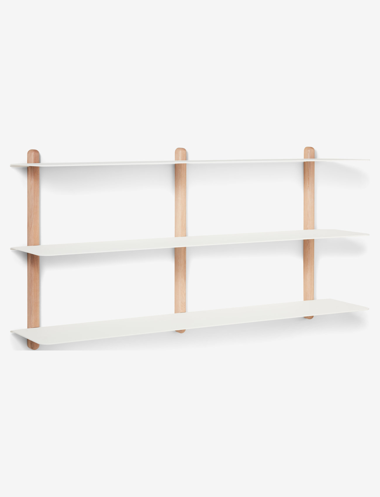 Gejst - Nivo shelf  D LARGE - köp efter pris - light oak white - 0