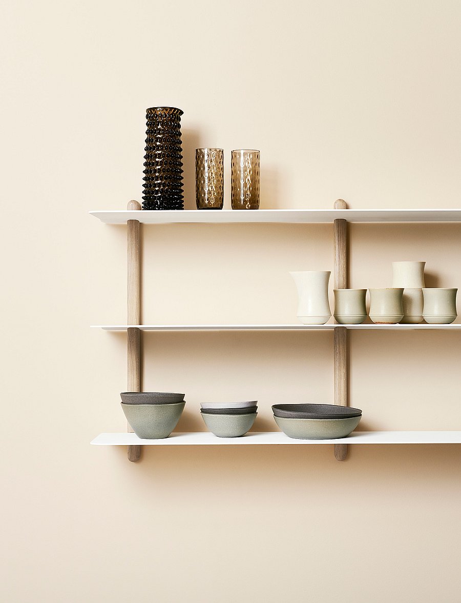 Gejst - Nivo shelf D LARGE - regale und verwahrung - light oak white - 3