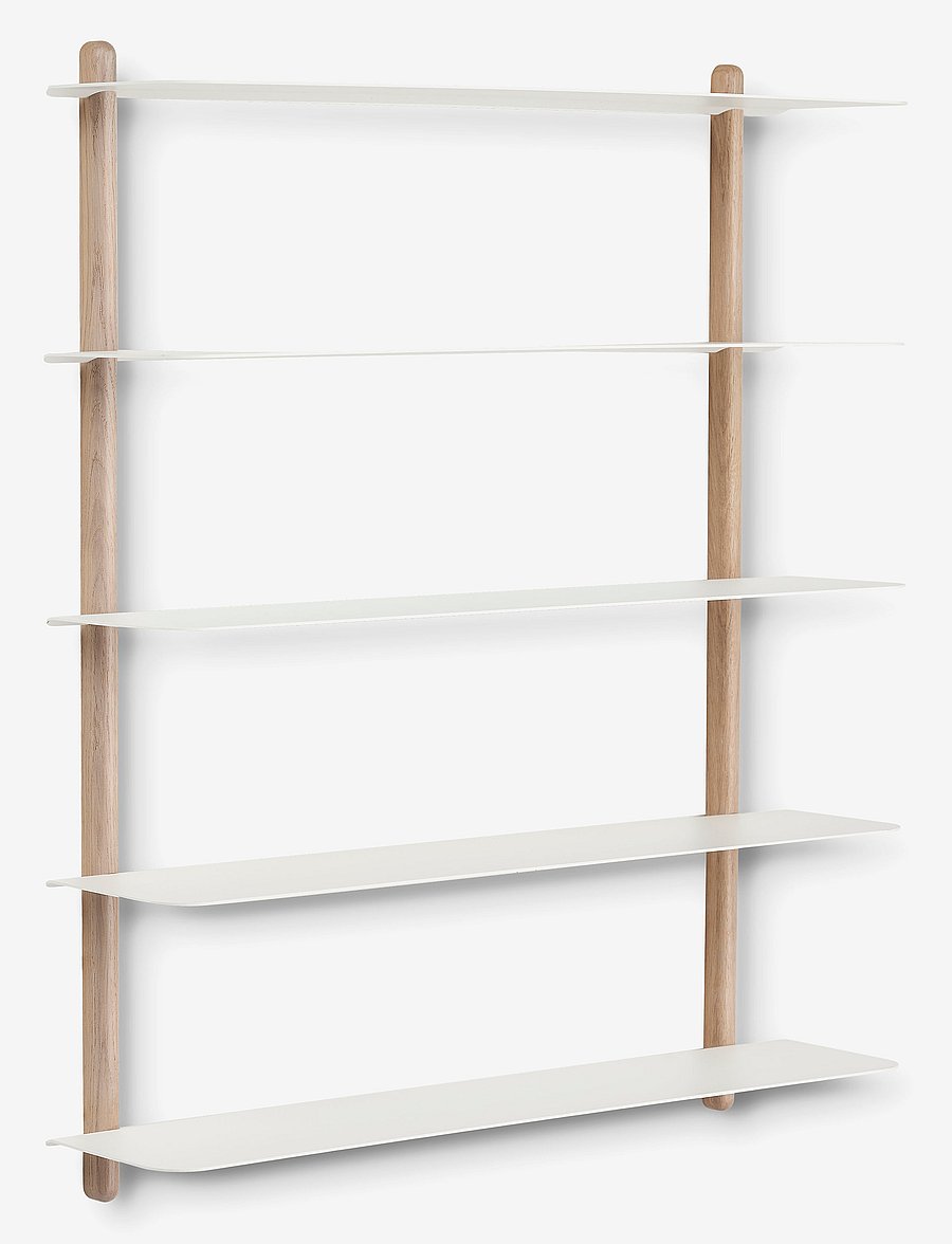 Gejst - Nivo shelf E - regale und verwahrung - light oak white - 2
