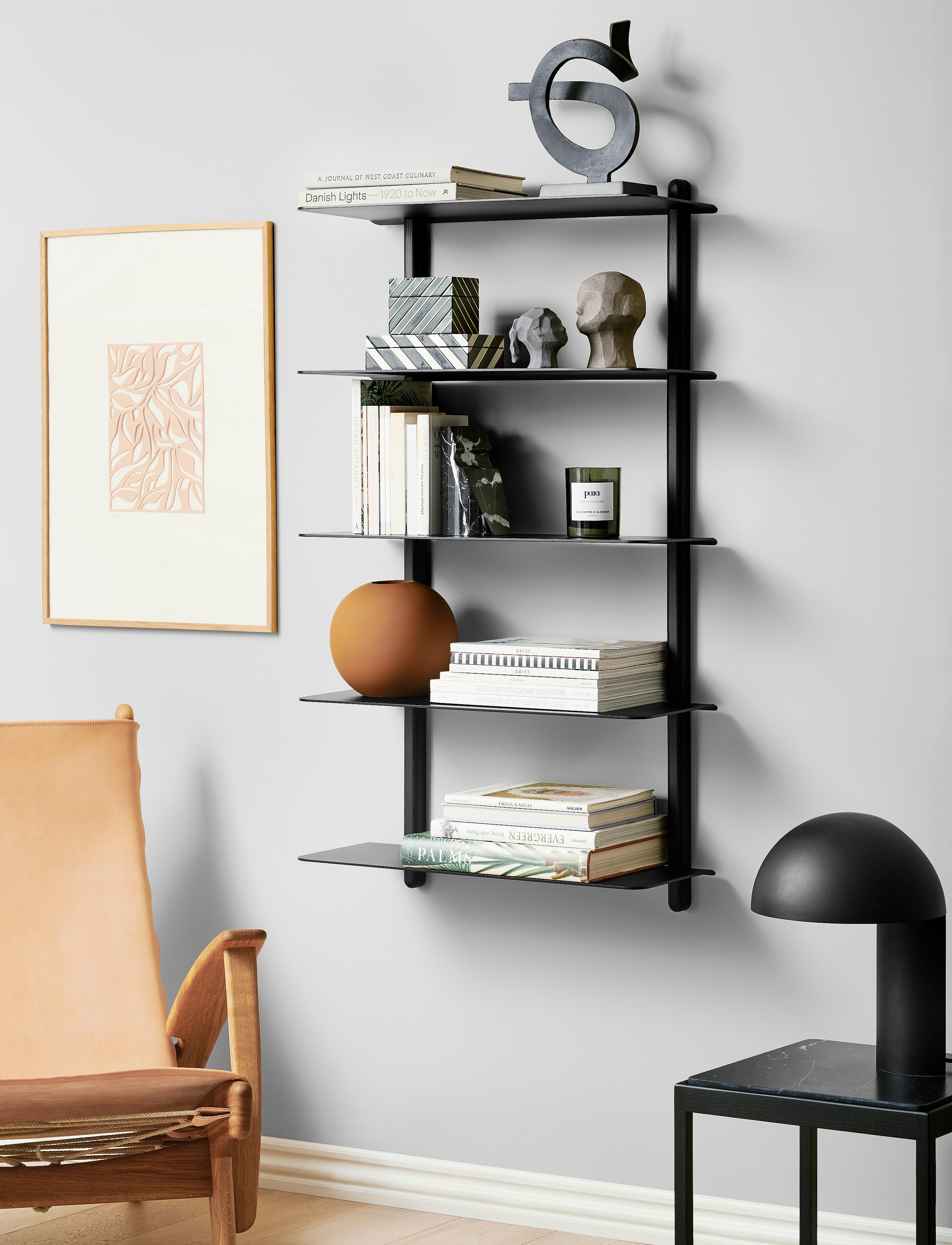 Gejst Nivo Shelf E Large, One Size, Black, Møbler > Hylder, Unisex
