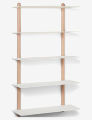 Nivo shelf  E LARGE - LIGHT OAK WHITE