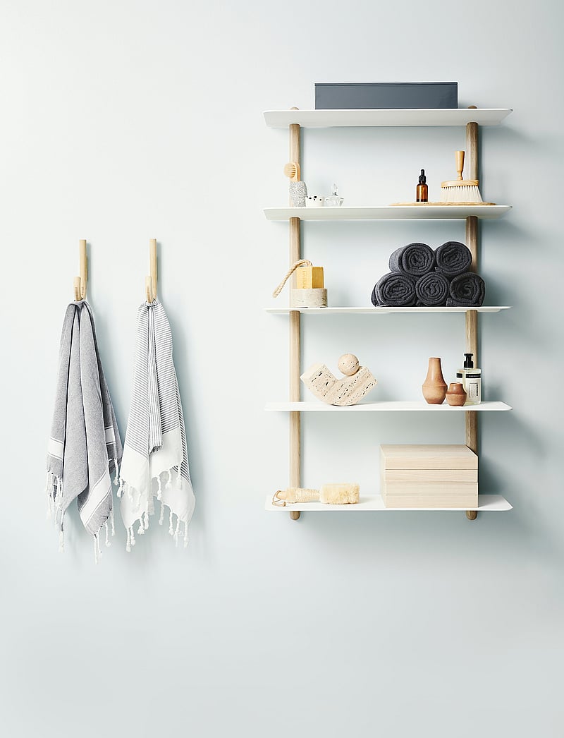 Gejst - Nivo shelf E LARGE - półki i przechowywanie - light oak white - 0