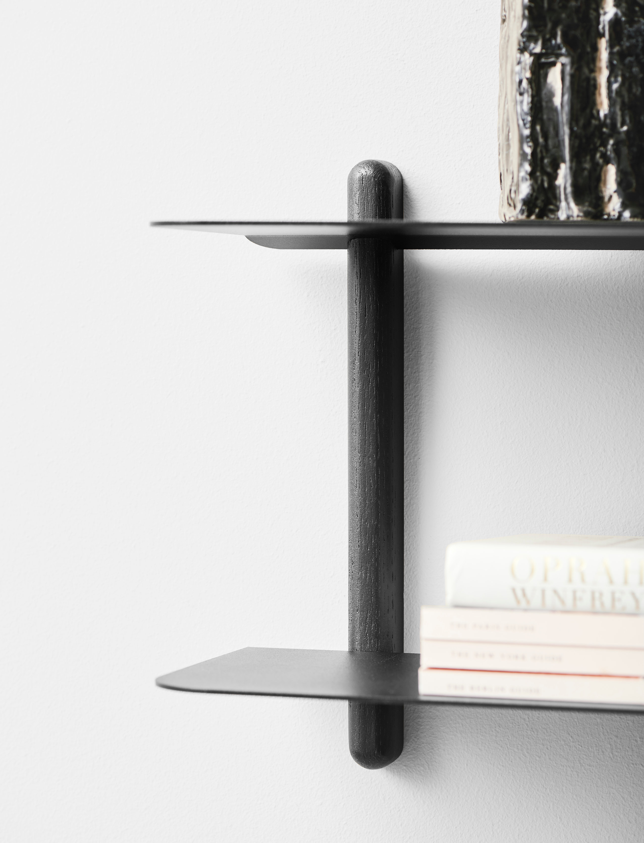 Gejst - Nivo shelf F - hyllor - black/ash/black - 3
