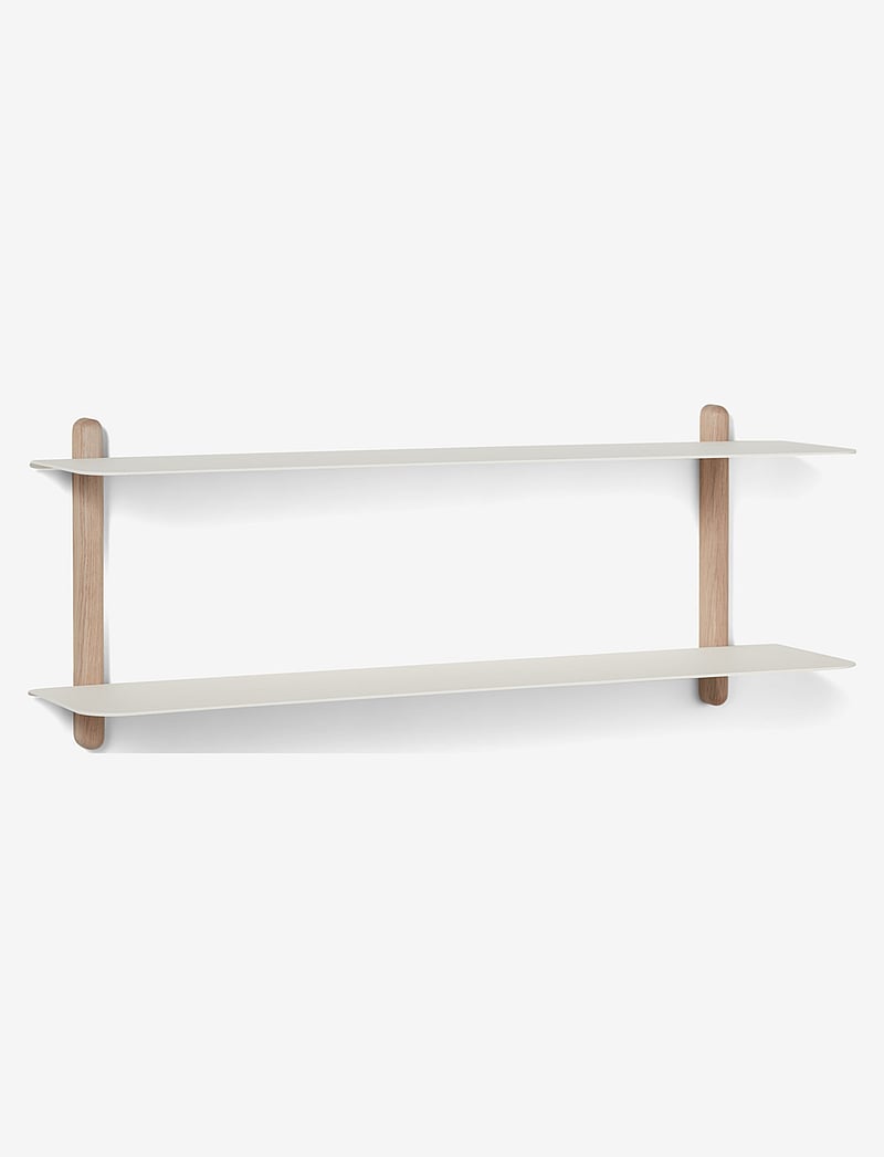 Gejst - Nivo shelf F light oak/ white - osta hinna alusel - light oak white - 0