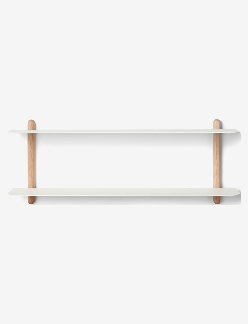 Gejst - Nivo shelf F light oak/ white - osta hinna alusel - light oak white - 1