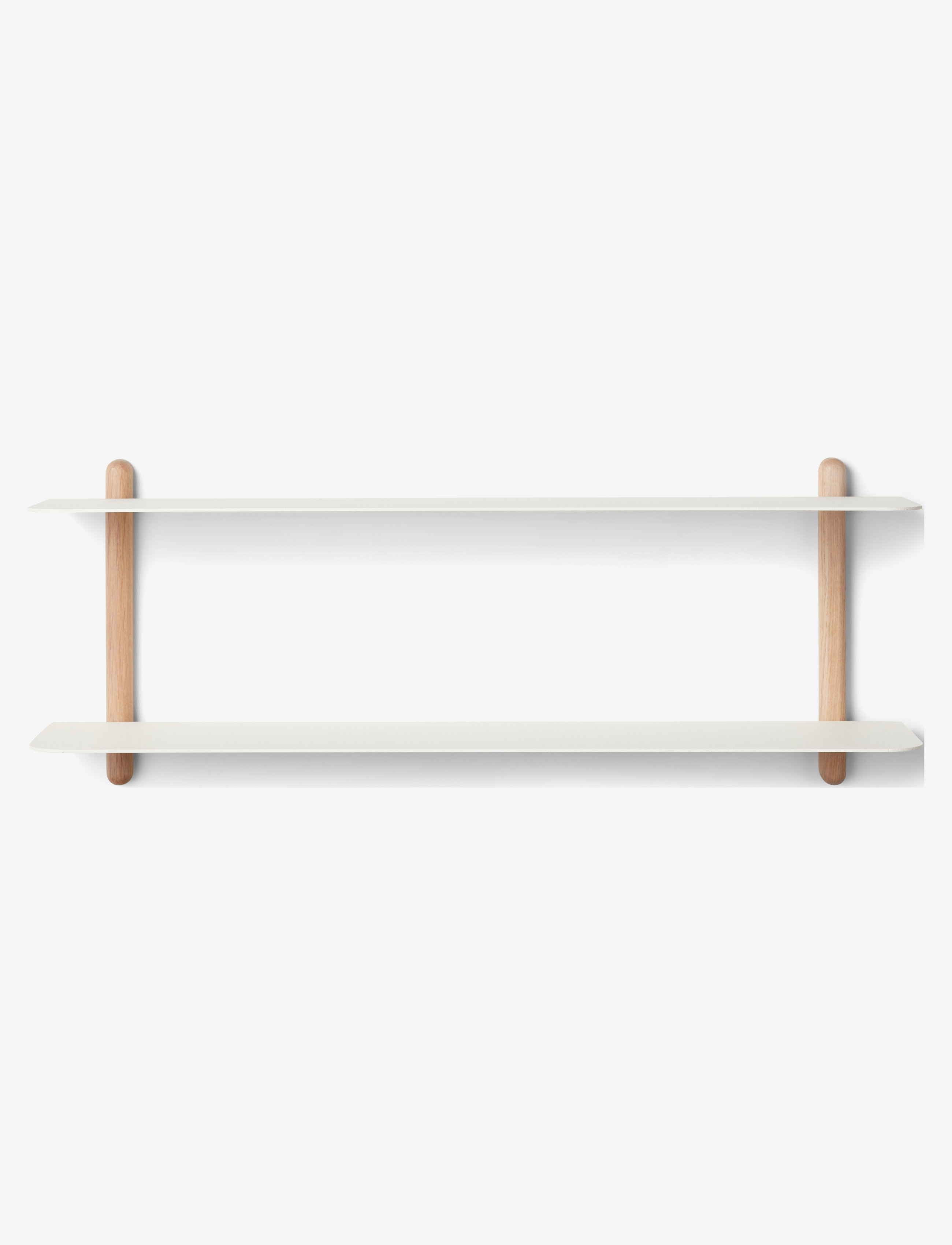 Gejst - Nivo shelf F light oak/ white - hylder - light oak white - 2