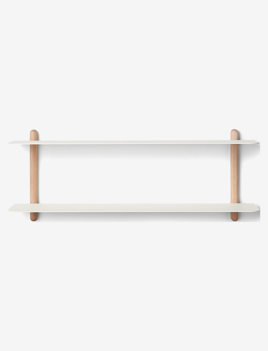 Gejst - Nivo shelf F light oak/ white - hoiustamine ja riiulid - light oak white - 2