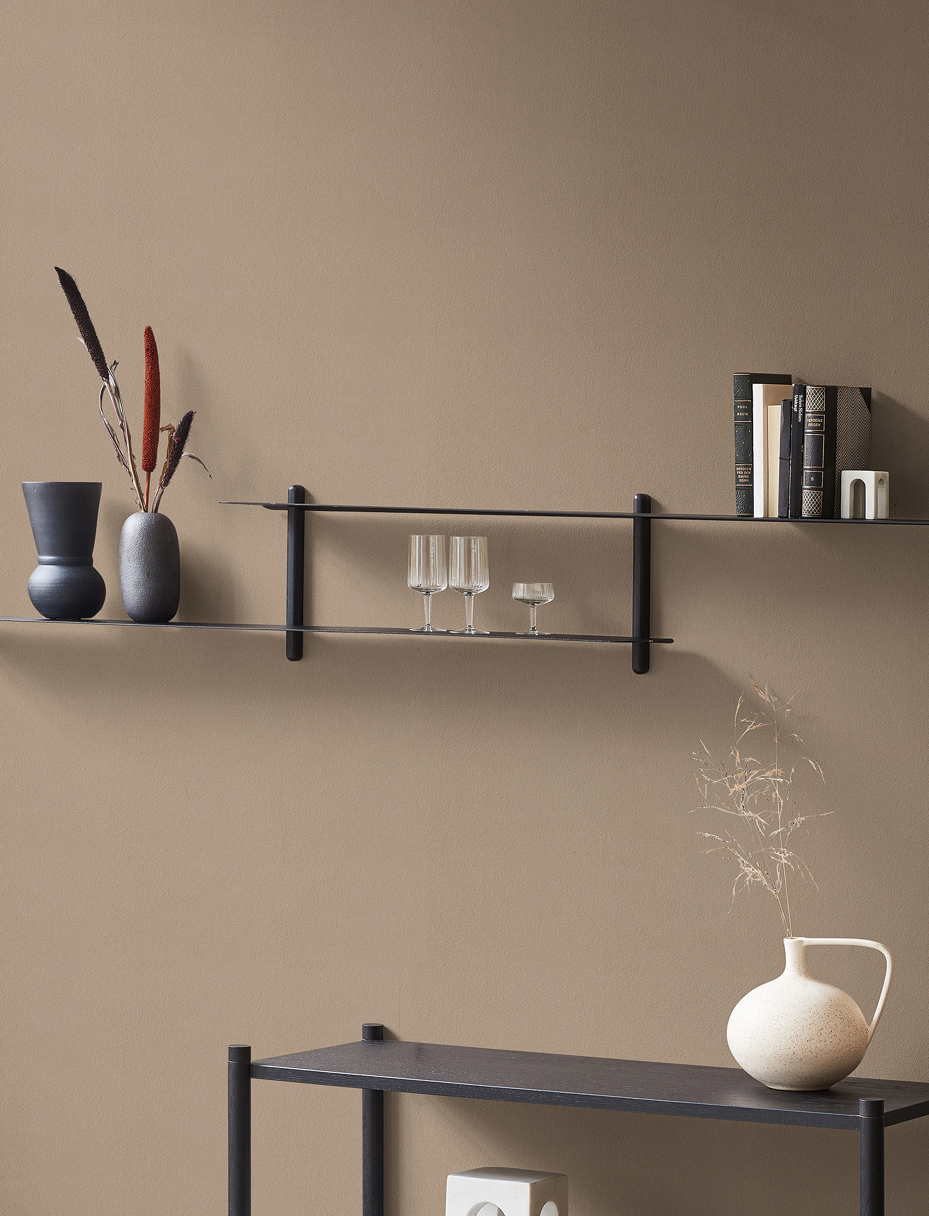Gejst Nivo Shelf H, One Size, Black, Møbler > Hylder, Unisex
