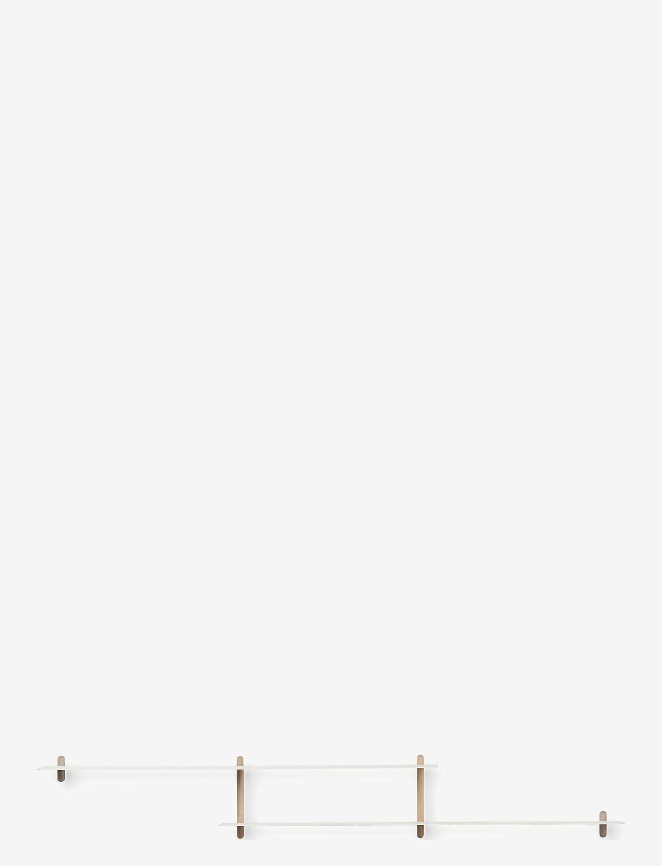 Gejst - Nivo shelf H - hyller & oppbevaring - light oak white - 1