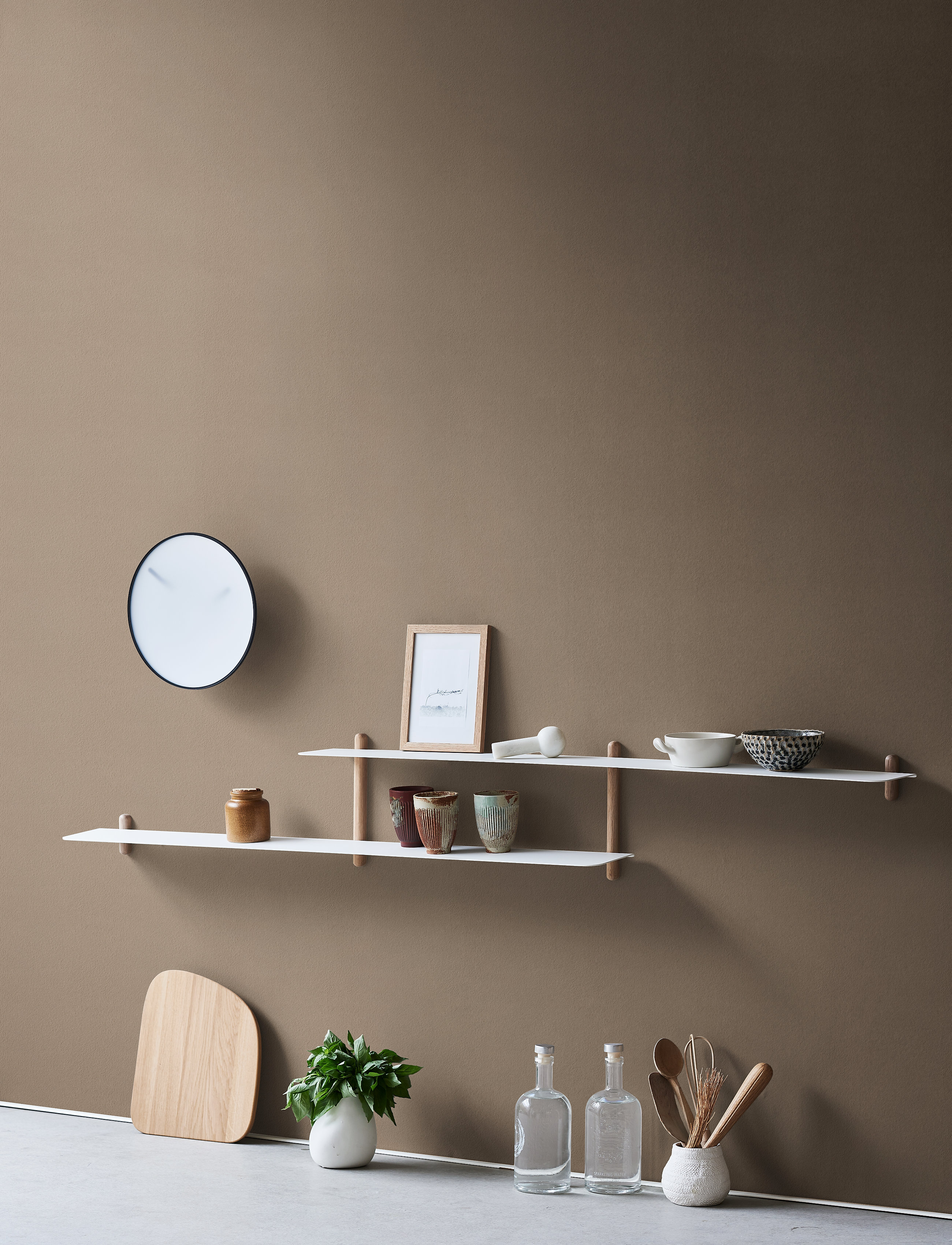 Gejst Nivo Shelf H, One Size, White, Møbler > Hylder, Unisex