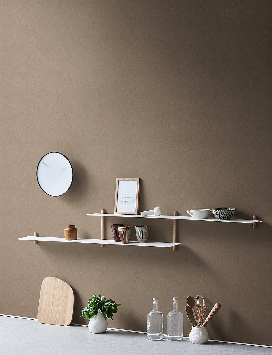 Gejst - Nivo shelf H - regale und verwahrung - light oak white - 0