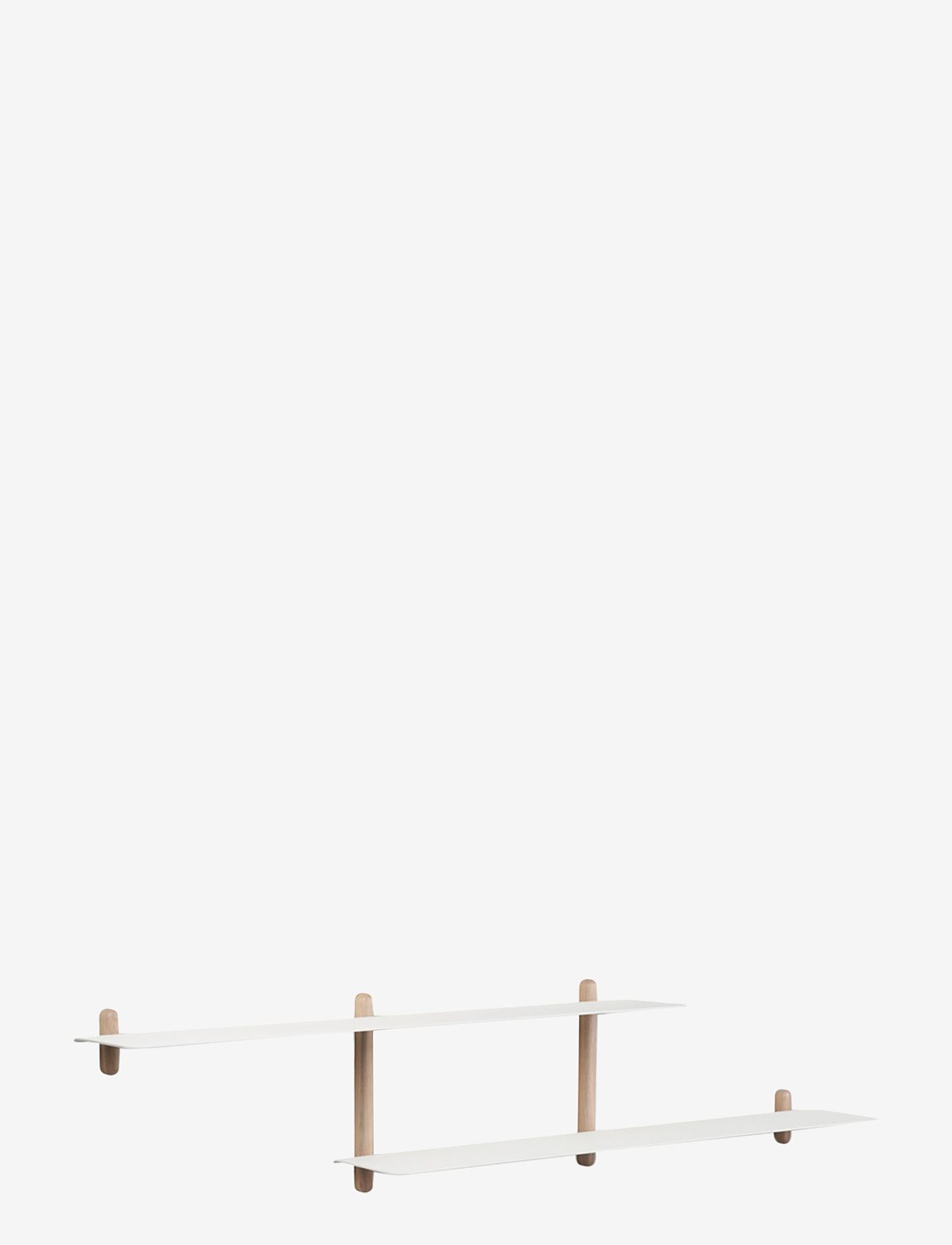 Gejst - Nivo shelf large H light oak/white - köp efter pris - light oak/ white - 1