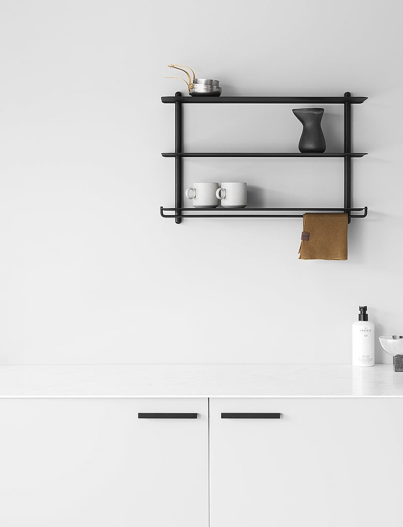 Gejst - Nivo shelf rail black - riiulid - black - 3
