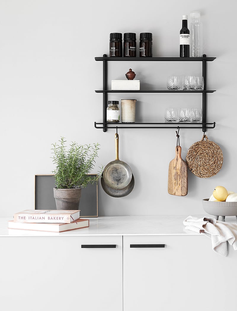 Gejst - Nivo shelf hooks black - 3 pcs. - konksud - black - 0