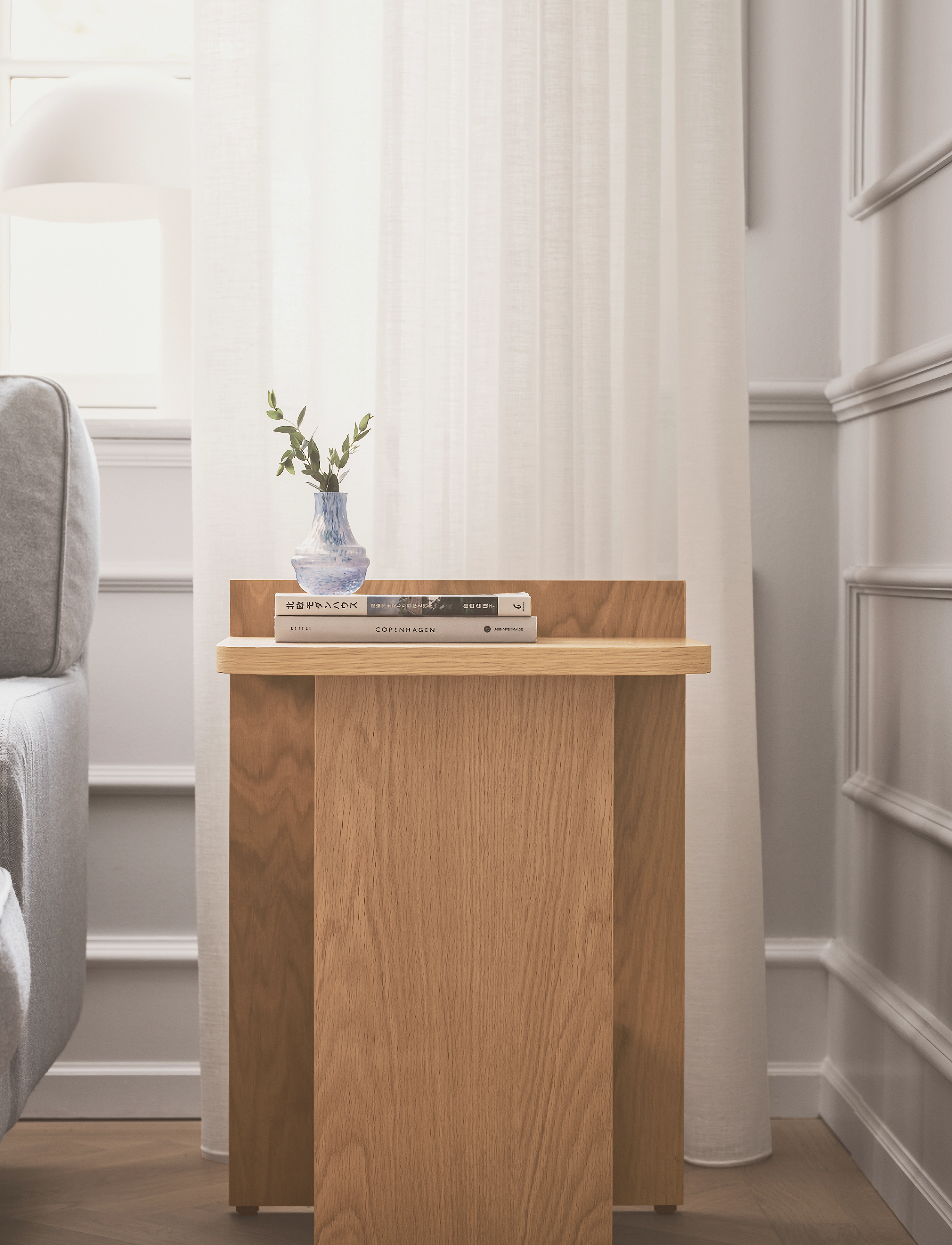 Gejst - Ismo Side table - hliðarborð og smáborð - oak - 3