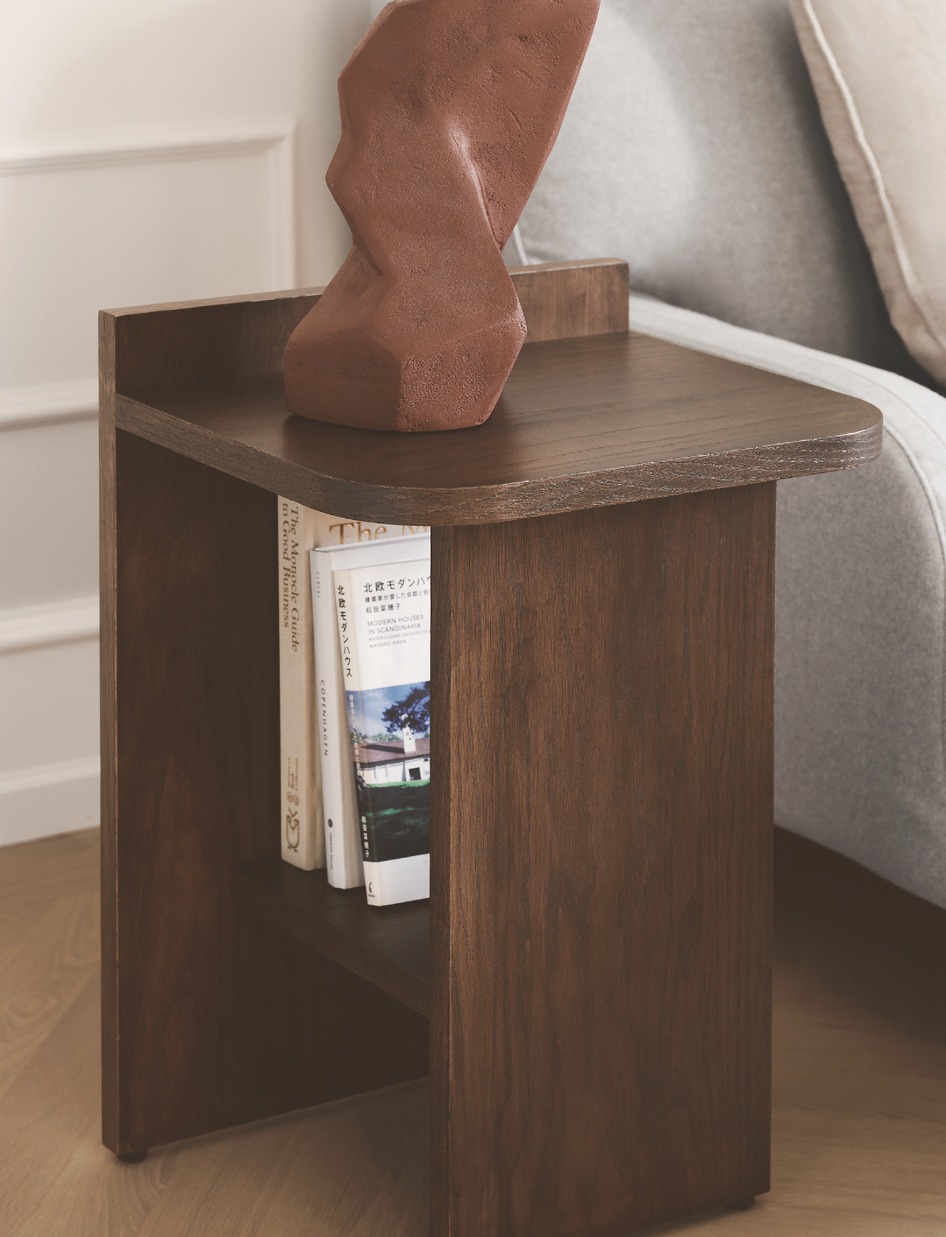 Gejst - Ismo Side table - sideborde og små borde - dark oak - 3