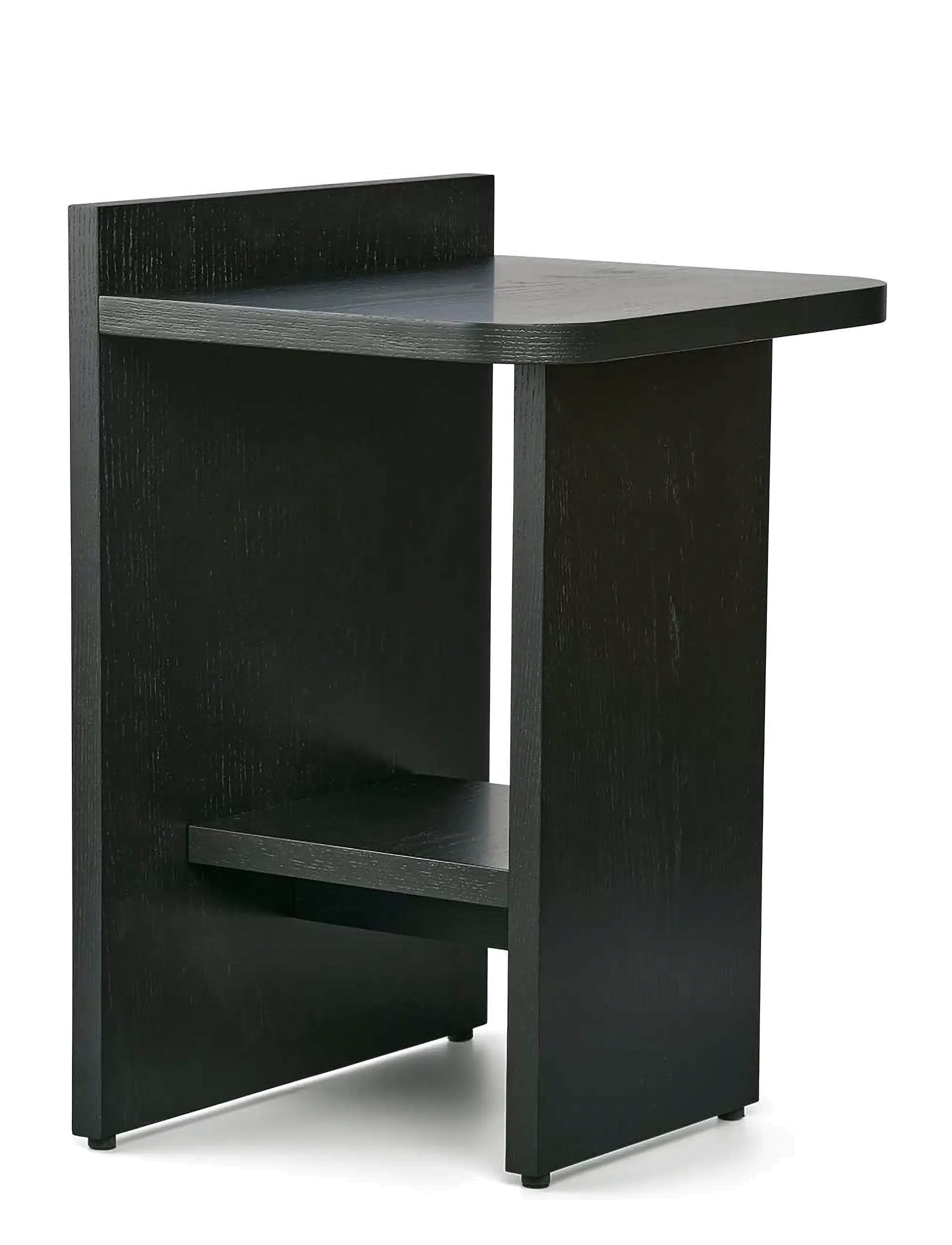 Gejst Ismo Sidetable Black Ash, Sidebord og lille bord, Sort, Str: 56X33.5X40