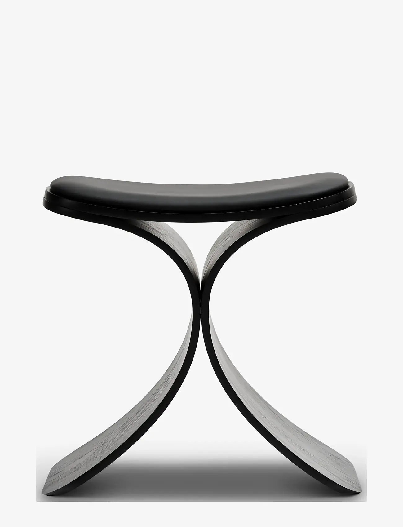 Gejst - Luno Stool black oak/ black leather - shop by price - black - 1