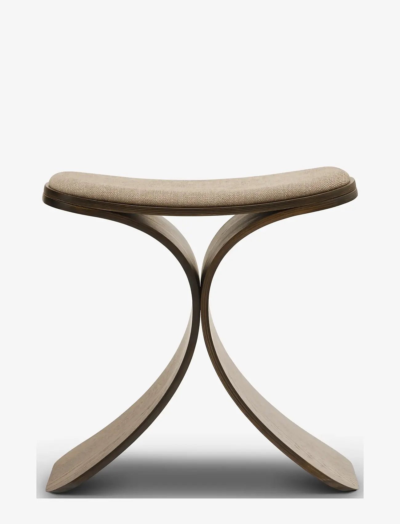 Gejst - Luno Stool dark oak/ dark beige textile - krēsli un soliņi - dark oak/dark beige - 2