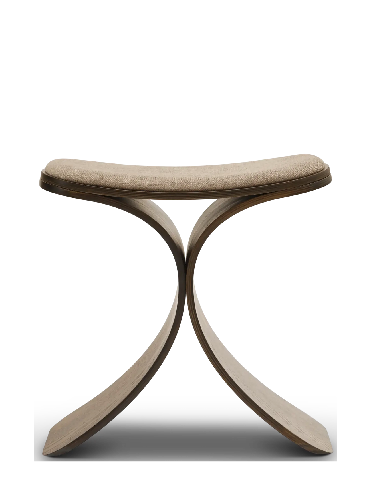 Gejst - Luno Stool dark oak/ dark beige textile - jakkarat ja penkit - dark oak/dark beige - 2