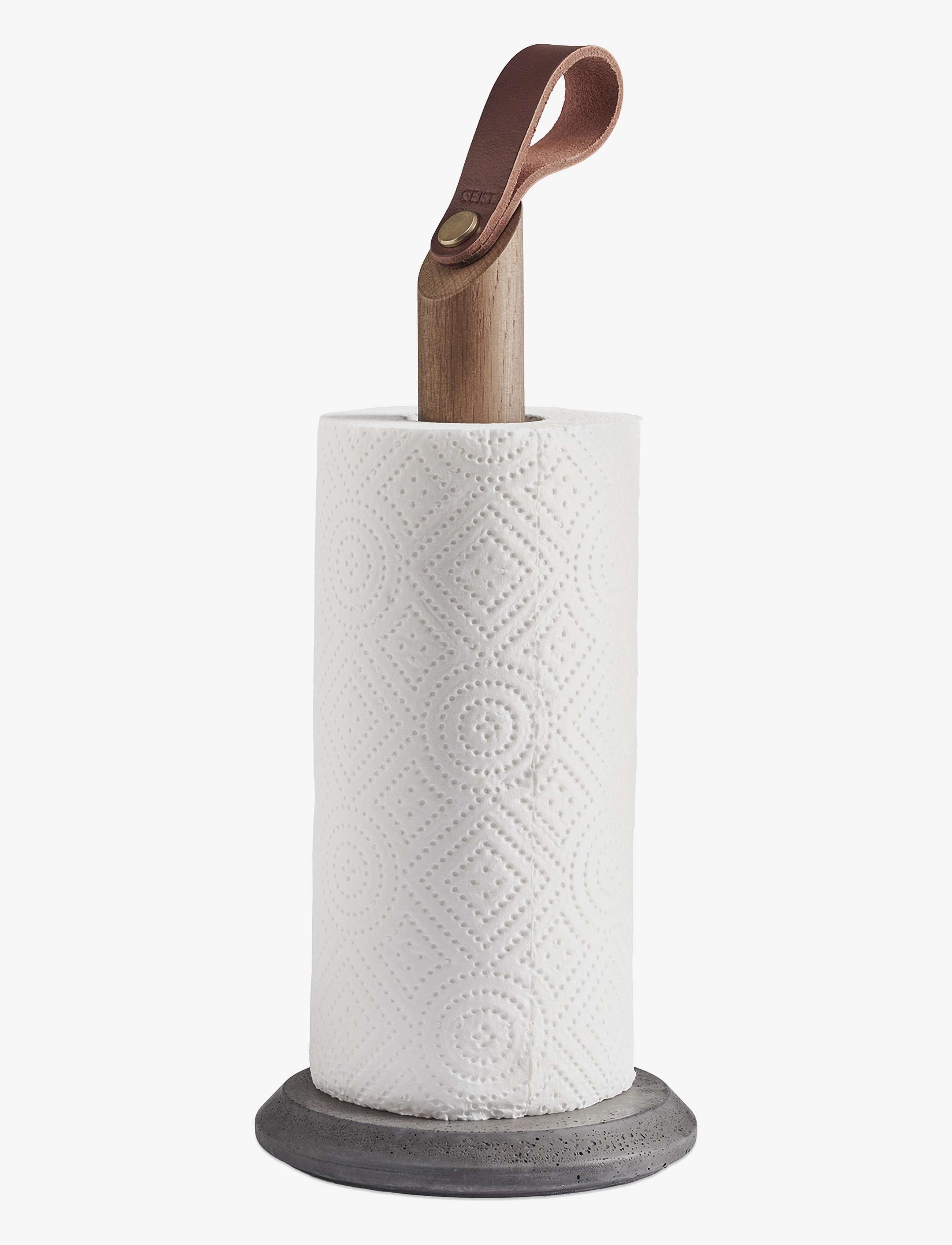 Gejst - Grab Kitchenroll holder - majapidamispaberi hoidjad - smoked oak - 1