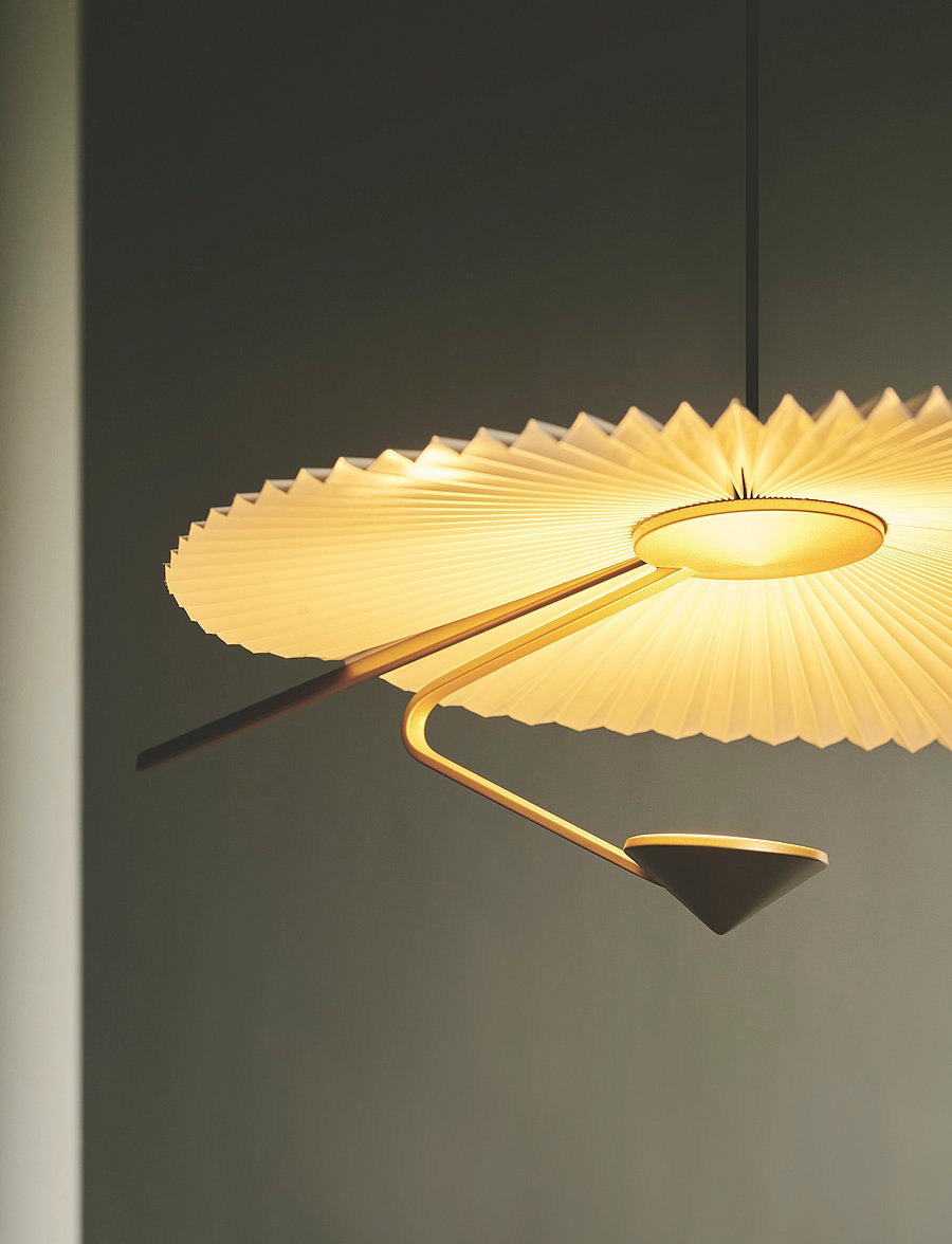 Gejst - LIRIS Pendant Lamp - rippvalgustid - brass - 4