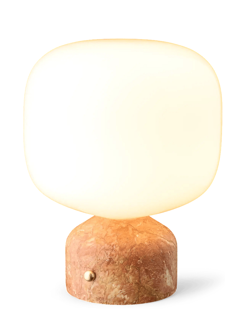 Gejst - MEEMO Portable Lamp - schreibtisch- & tischlampen - amber red marble - 1