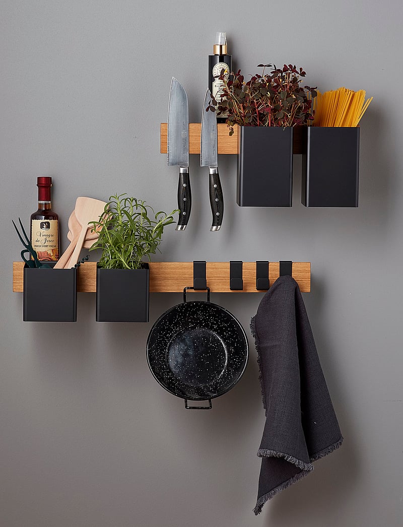 Gejst - Flex magnetic shelf - regale und verwahrung - white/oak - 0