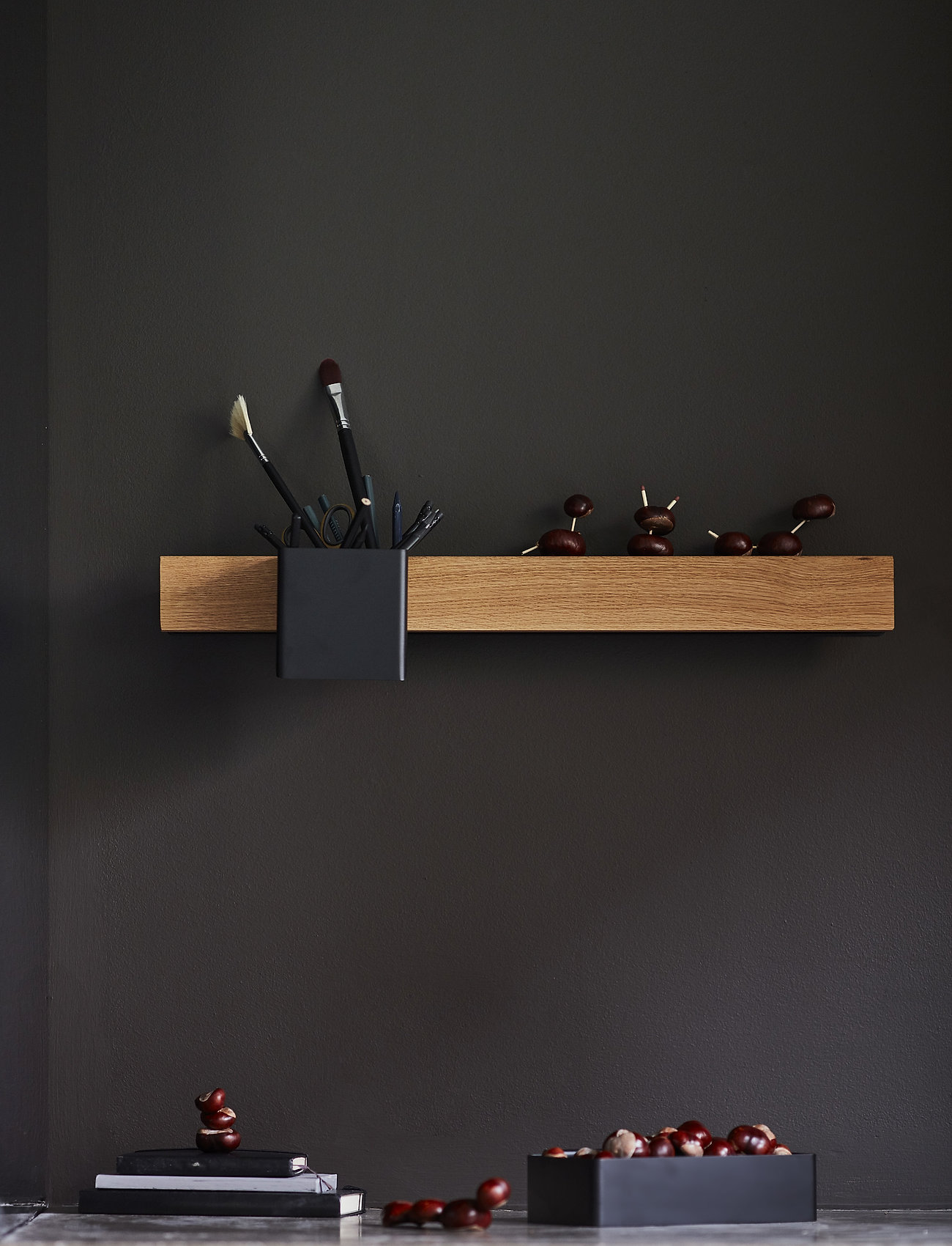 Gejst Flex Box Small Black, One Size, Decoration, Schwarz - Flower Pots, Homeware
