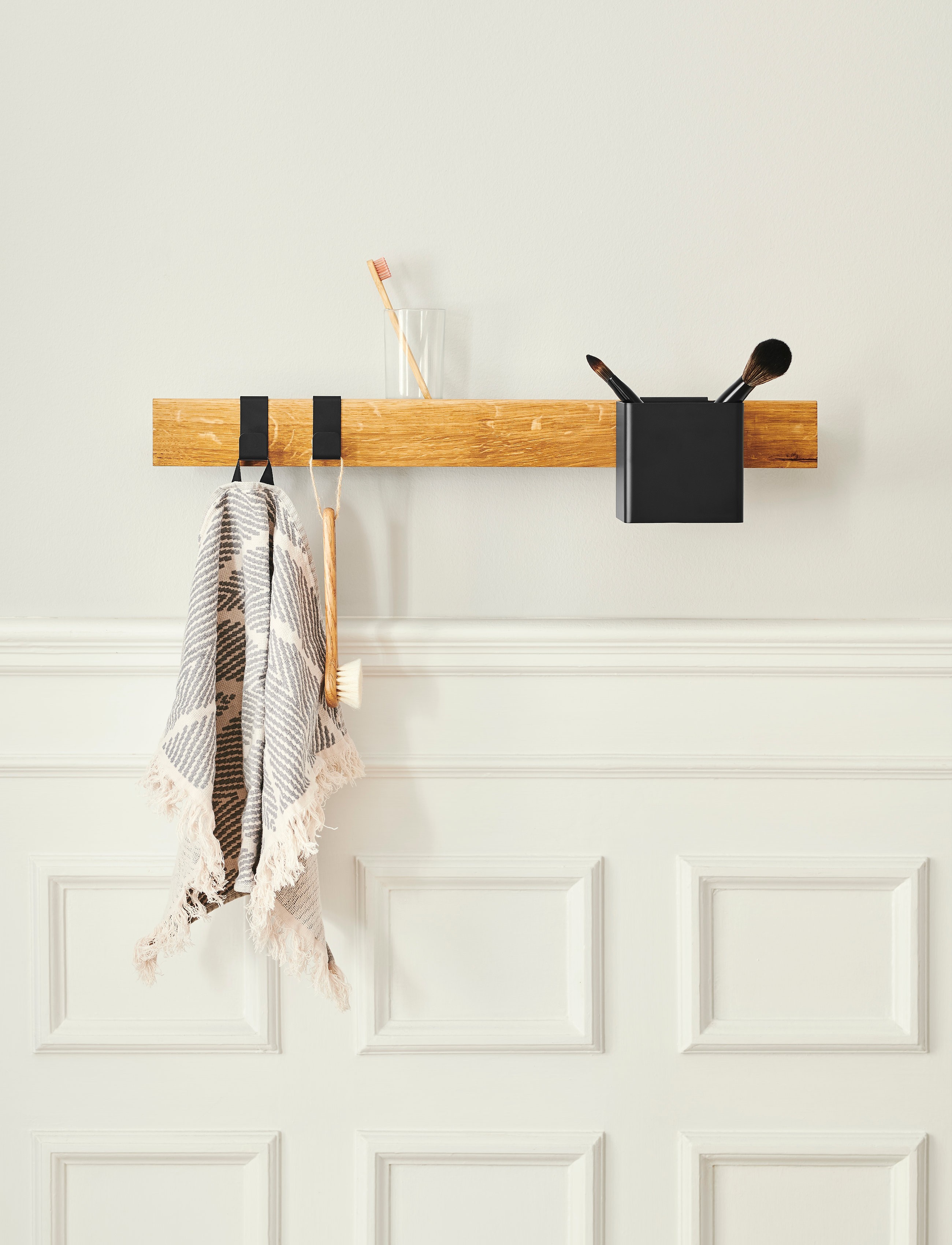 Gejst Flex Magnetic Shelf, L:40 cm, Black, Møbler > Hylder, Unisex