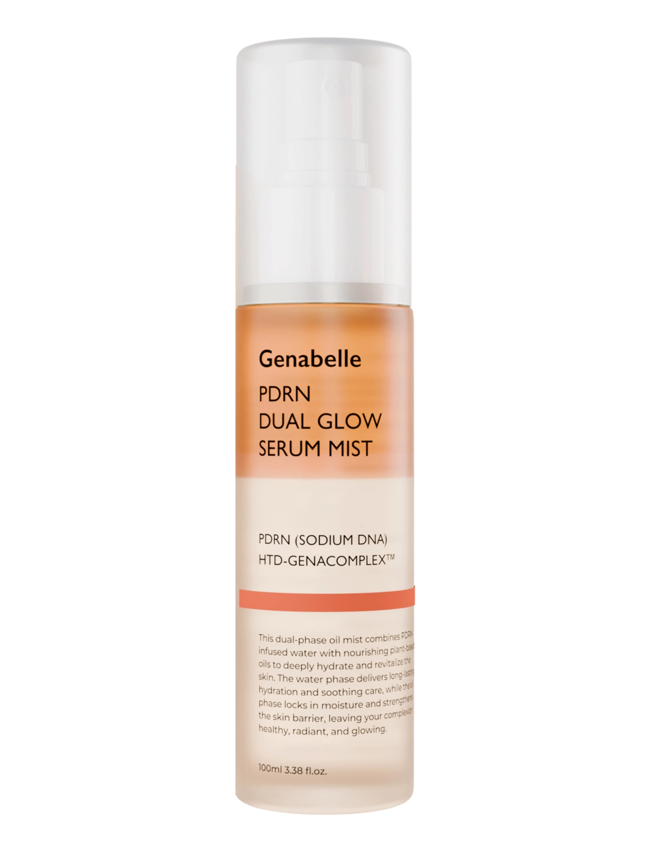Genabelle Pdrn Dual Glow Serum Mist, Ansigt Mist, Nude, Str: 100 ML