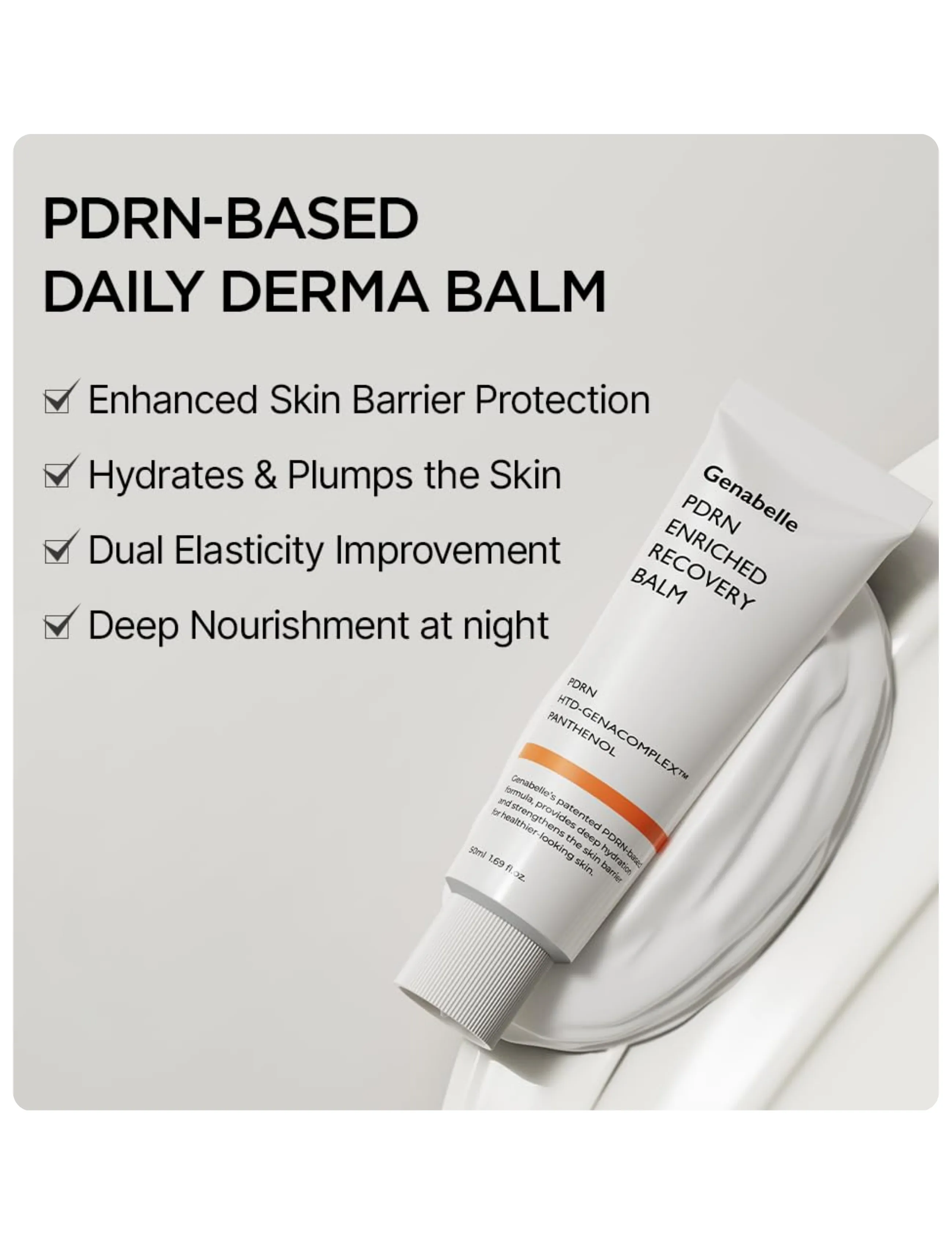 Genabelle - PDRN Enriched Recovery Balm - fugtpleje - clear - 2