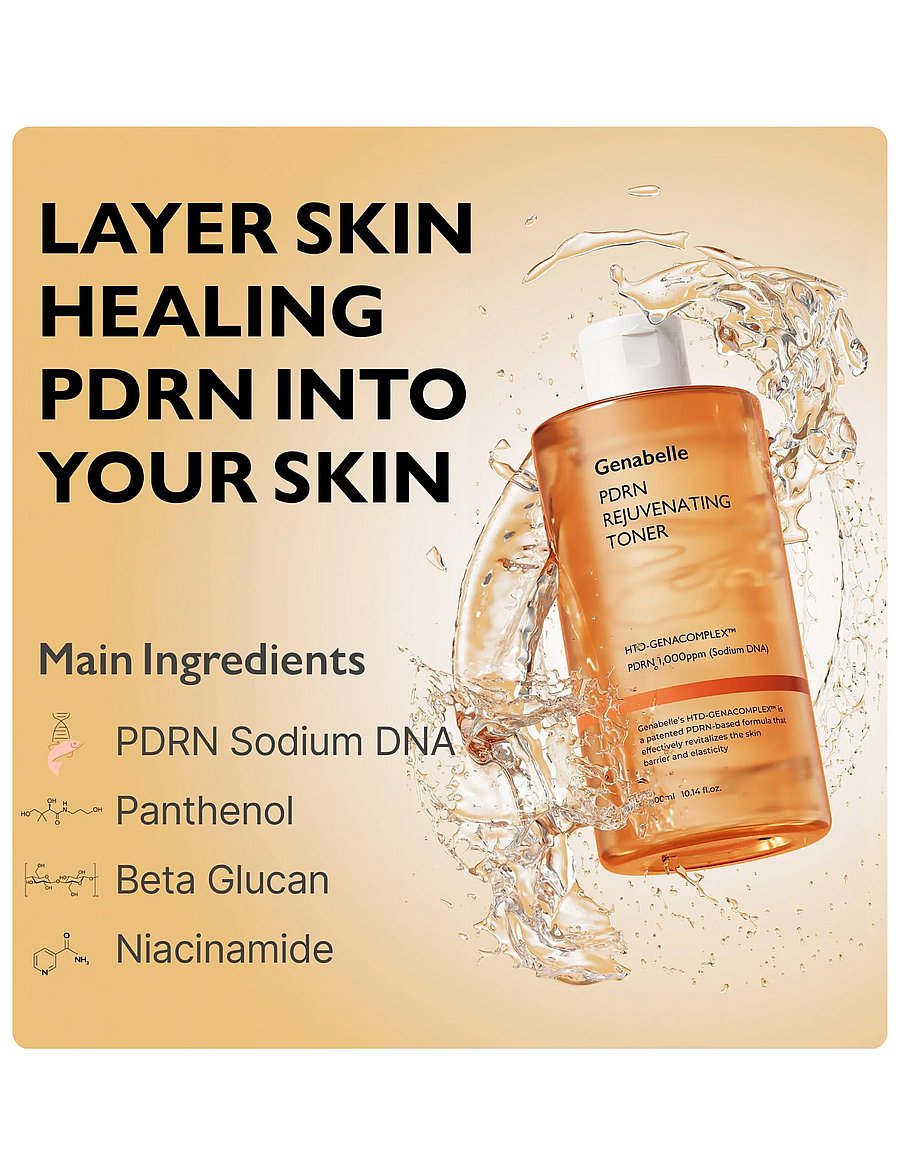 Genabelle - PDRN Rejuvenating Toner - niisutavad toonikud - clear - 2