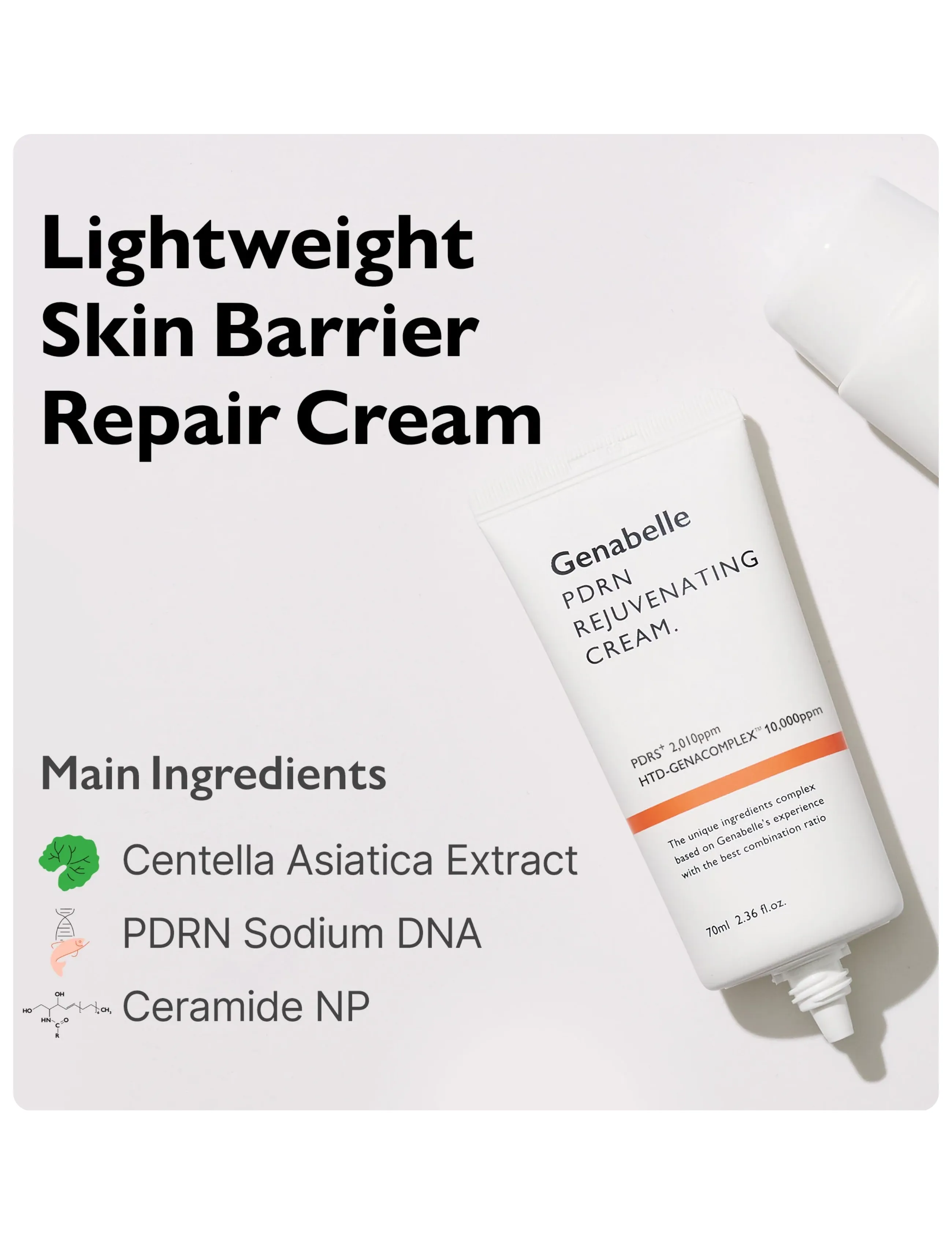 Genabelle - PDRN Rejuvenating Cream - fugtpleje - clear - 4