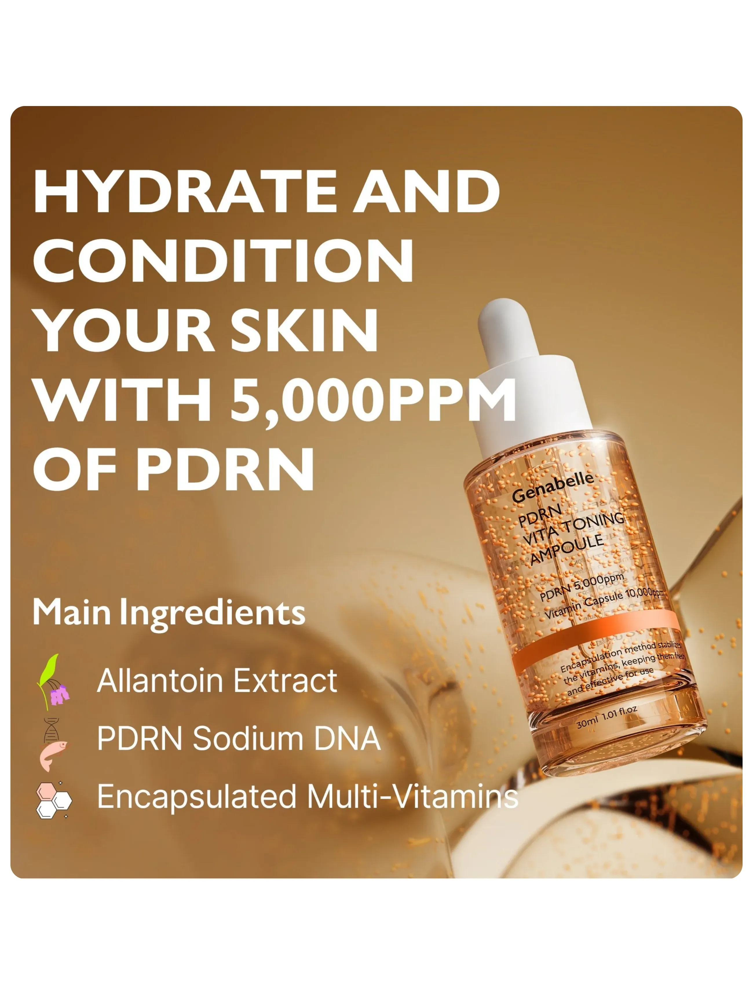 Genabelle - PDRN VITA Toning Ampoule - serum - clear - 2