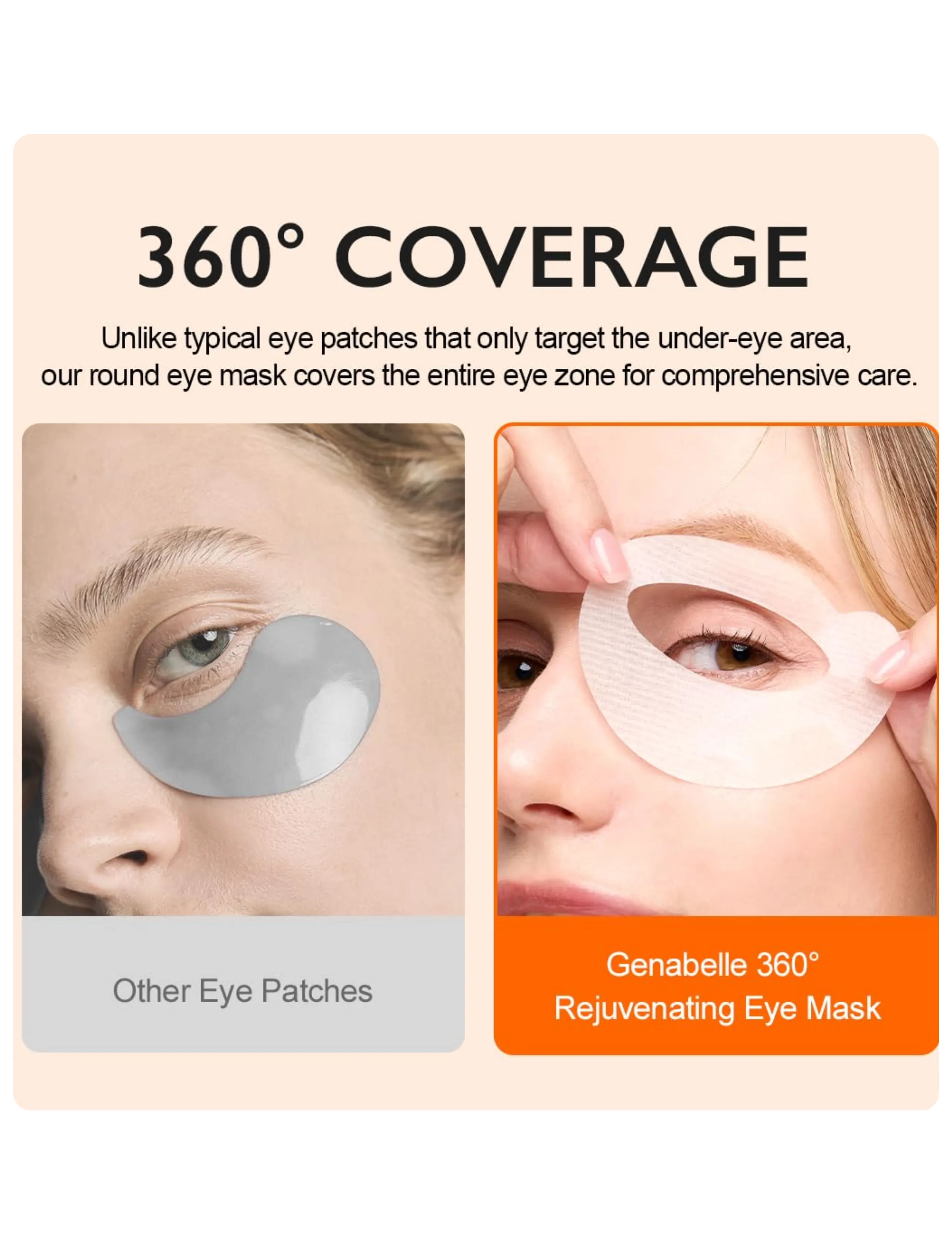 Genabelle - PDRN 360 Rejuvenating Eye Mask - silmaplaastrid - clear - 3