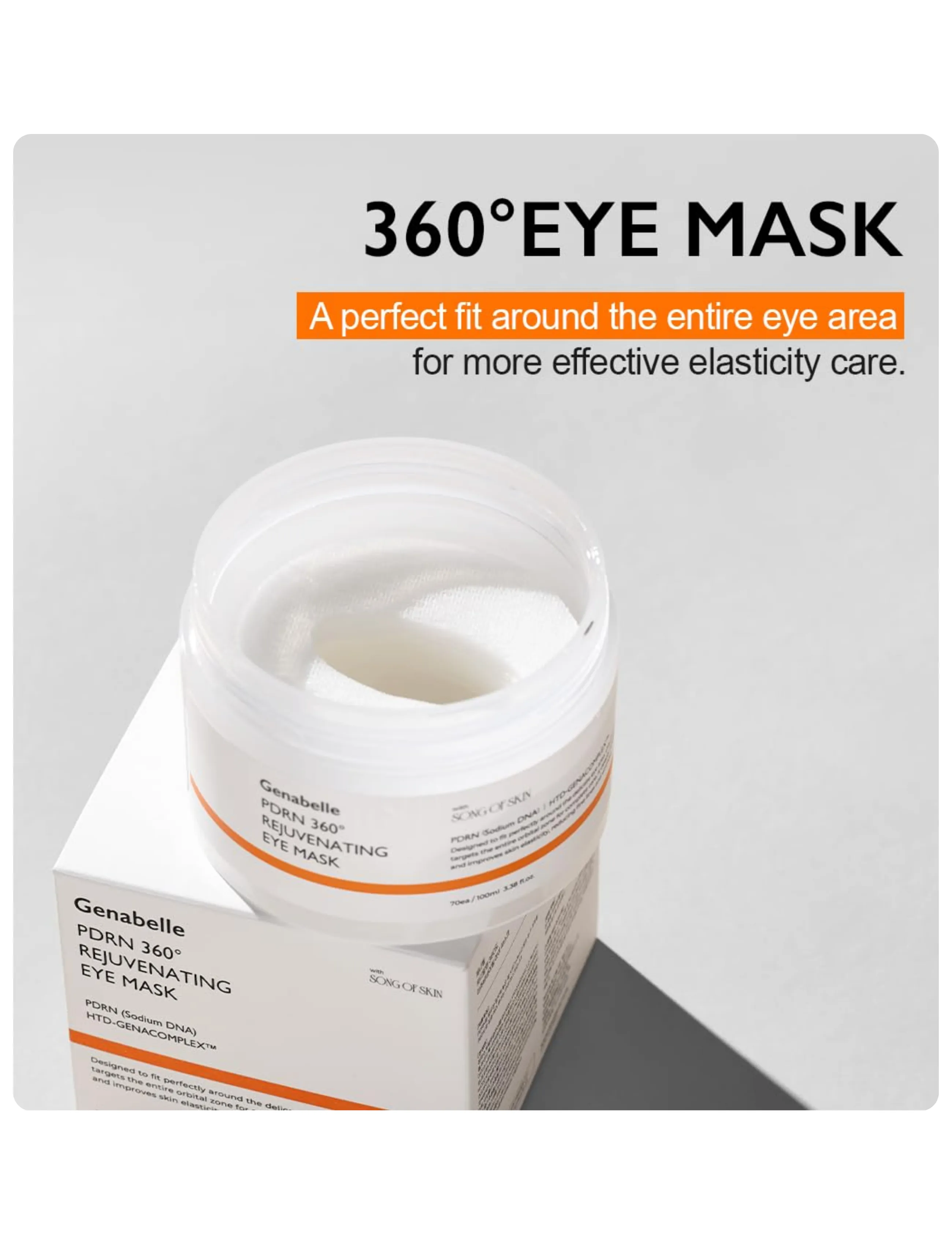 Genabelle - PDRN 360 Rejuvenating Eye Mask - silmaplaastrid - clear - 4