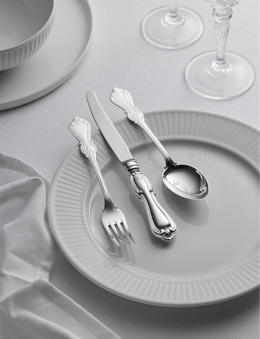 Gense - Lunch knife Olga - silver - 1