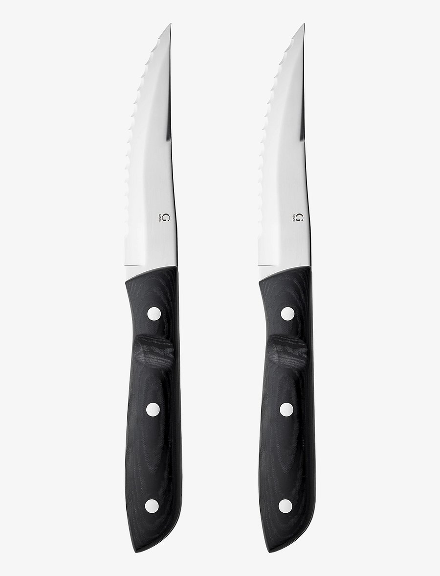 Gense - Steak knife XL 2pack Old Farmer - steiginoad - black/steel - 1