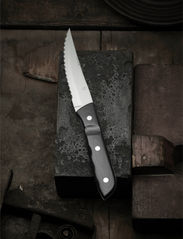 Gense - Steakkniv xl Old farmer micarta 23,5 cm 2 stk. Sort/Stål - grillbestik - black/steel - 2