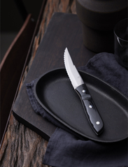 Gense - Steak knife XL 2pack Old Farmer - steika naži - black/steel - 3