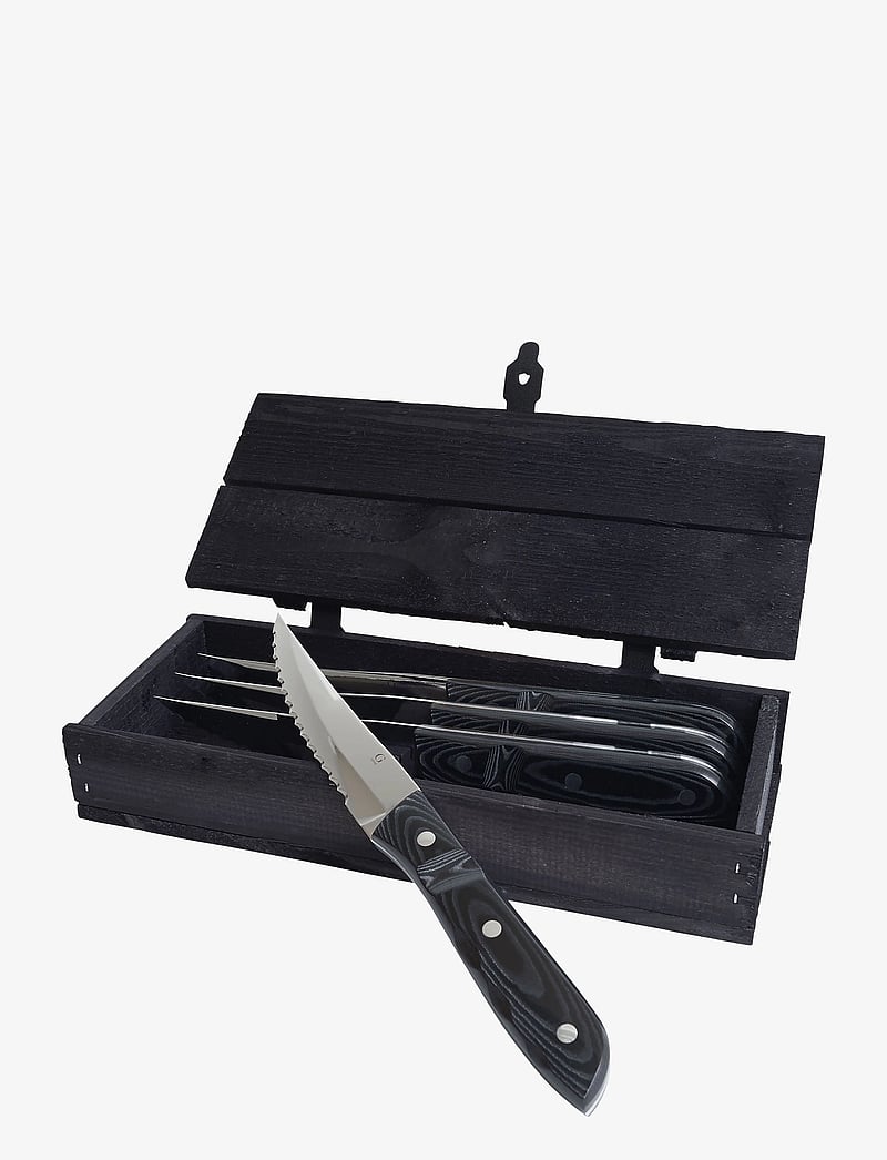 Gense - Steak knife XL 4pack Old Farmer - steiginoad - black/steel - 1